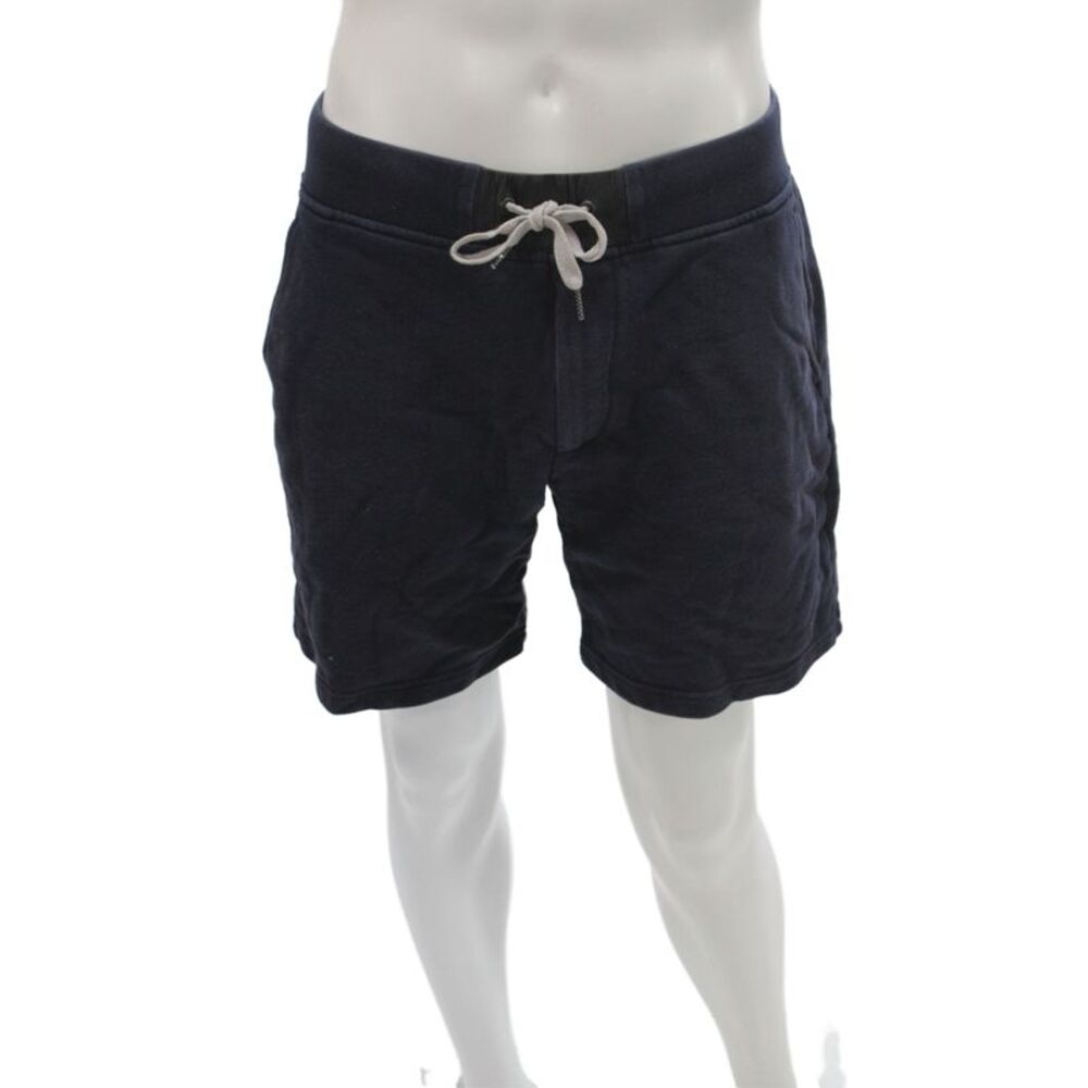 Marc By Marc Jacobs Mens Sweat Shorts Blue Cotton Drawstring Casual Size M